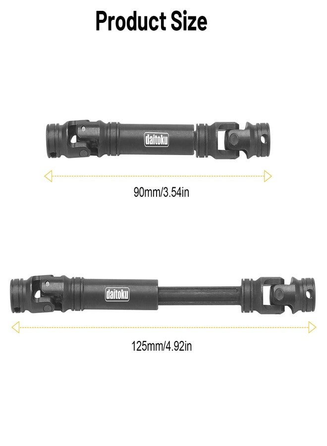 daitoku Steel Centre Drive Shaft CVD Driveshaft Upgrade Parts 90-125mm for 1/10 Traxxas TRX-4 Axial SCX10 RC Crawler Car (2PCS) - Image 5